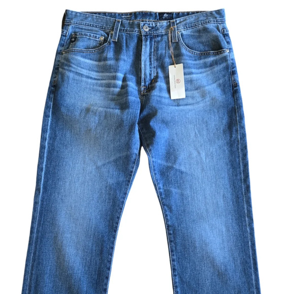 AG Adriano Goldschmied Everett Slim Straight Denim Jeans Men's Size 34 - Picture 3 of 12